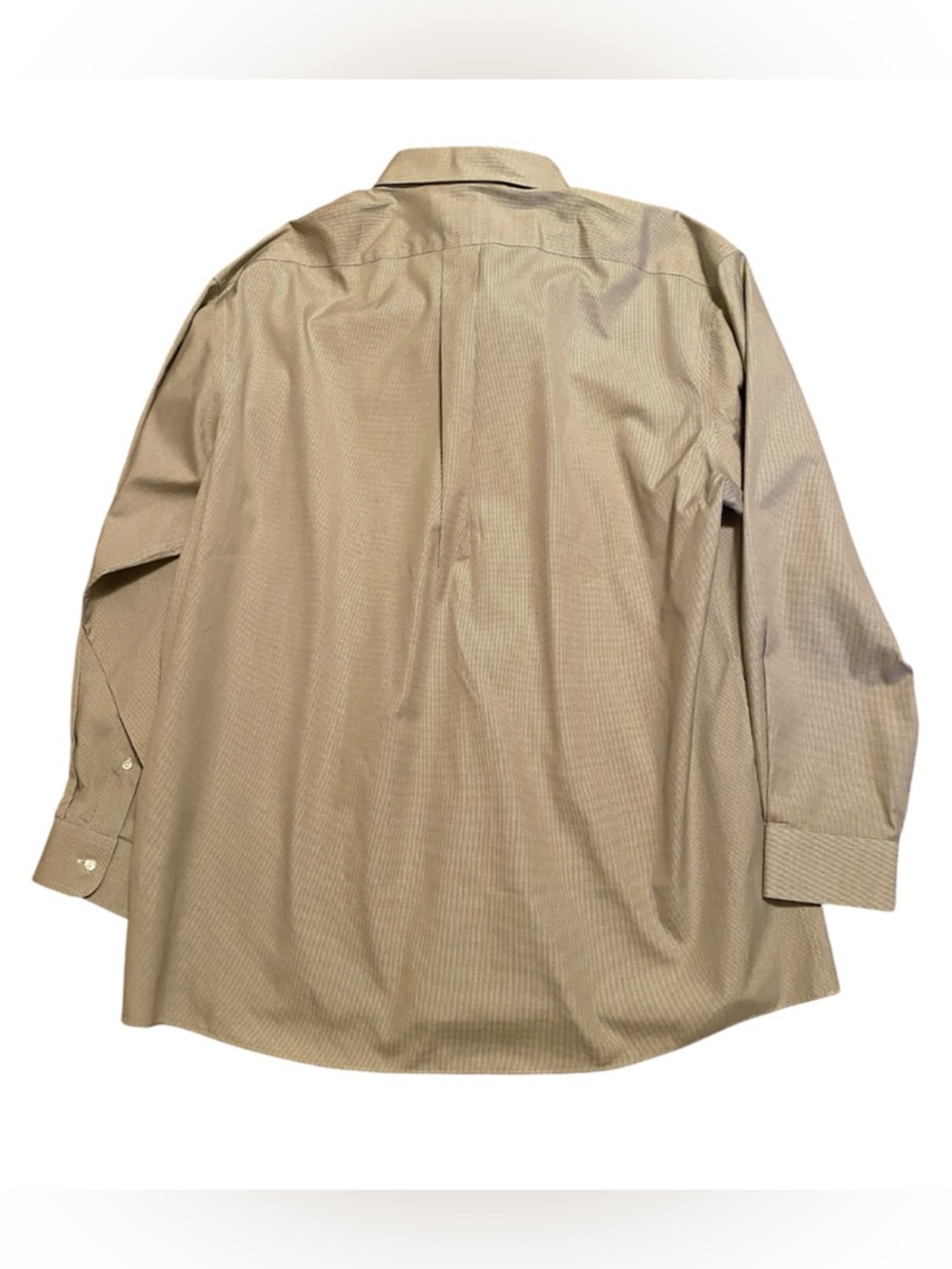 Jos. A. Bank NWT! Men's Button-Down Dress Shirt Light Beige Size 17-35 - Picture 3 of 9